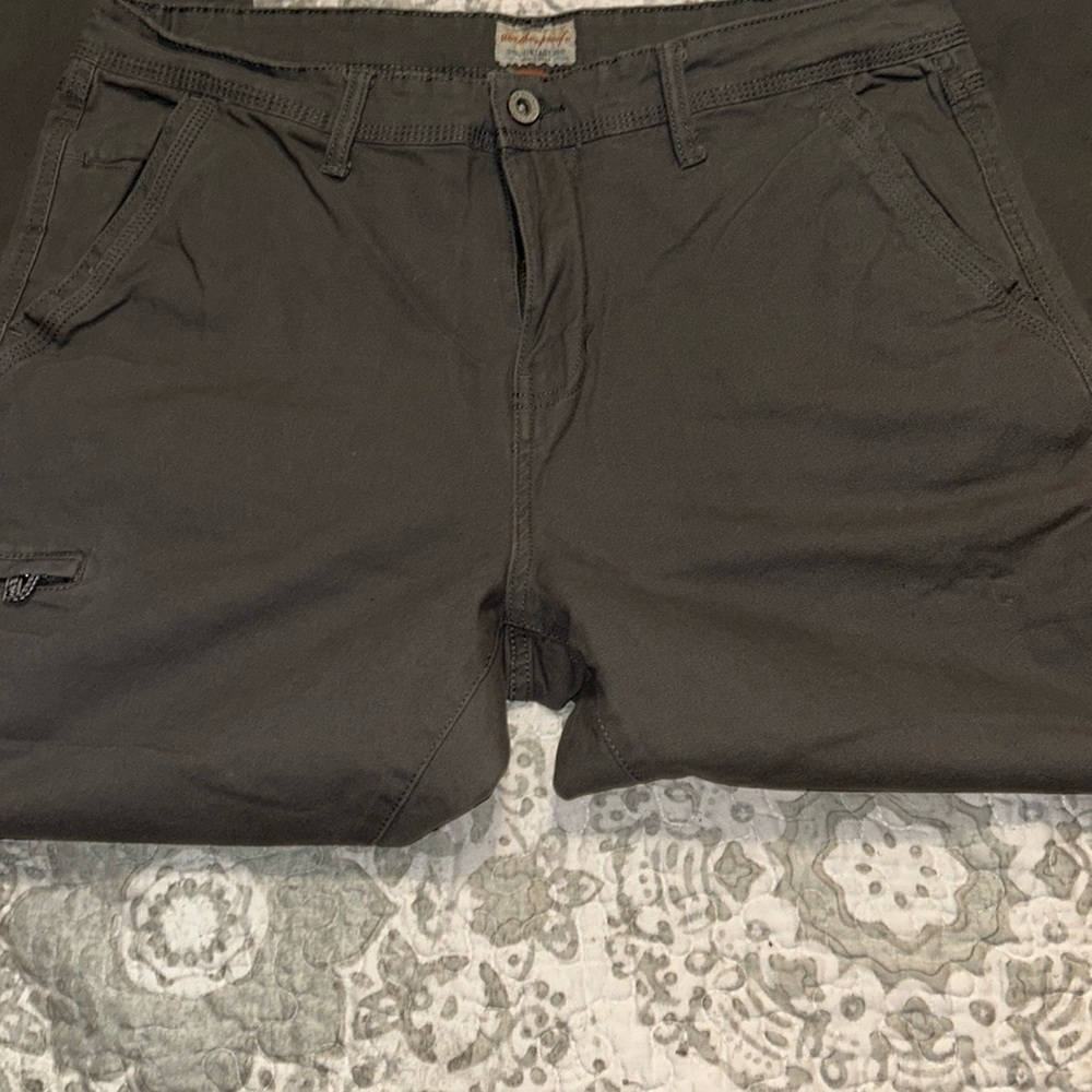 Weatherproof Black Flat Front Shorts